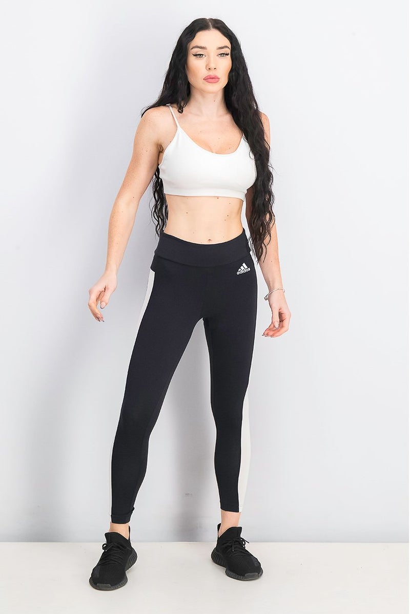 Adidas Women Regular Fit Pull On Tights, Black - Image 2